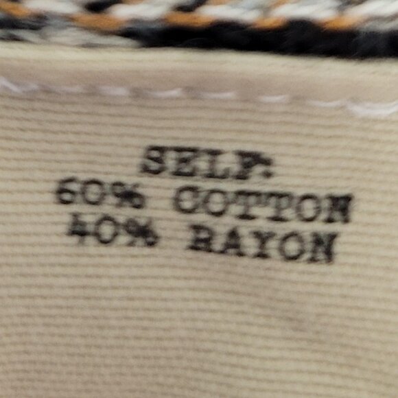 Gimmicks 70s retro vibes half sleeve flower print knit open back sweater xsmall - Picture 4 of 6